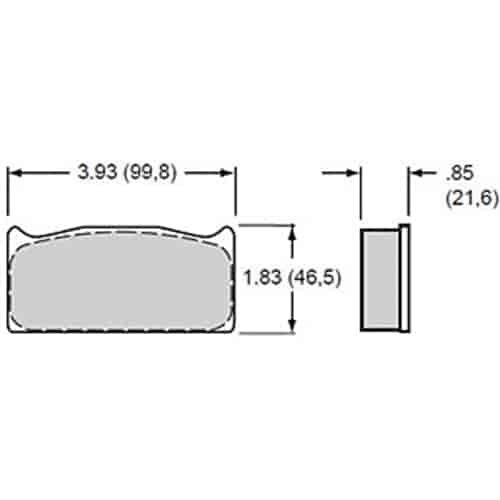 Polymatrix H Brake Pads Calipers: AP, Brembo