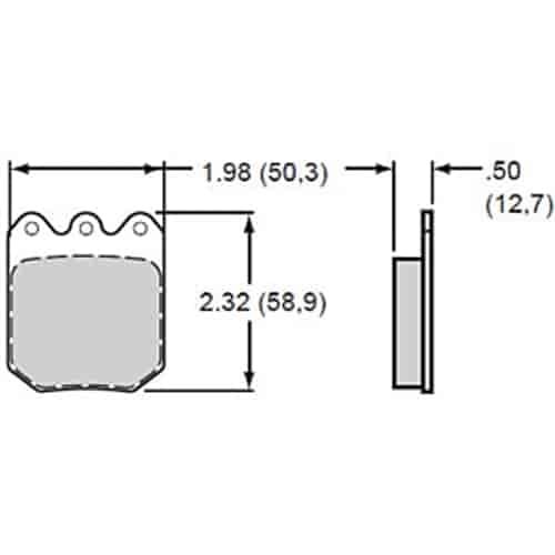 Polymatrix Q Brake Pads Calipers: Wilwood DLS, Aerospace, M-W, Outlaw, Sierra/JFZ, Strange, US Brake