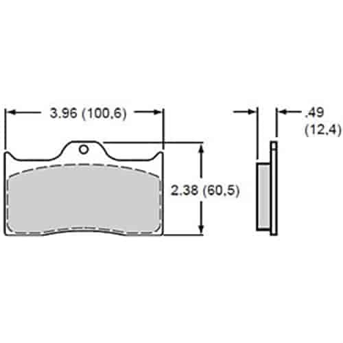 Polymatrix Q Brake Pads Calipers: Wilwood FDL