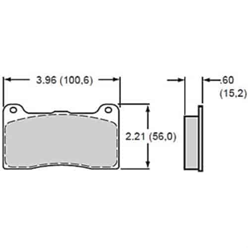 Polymatrix Q Brake Pads Calipers: Wilwood DynaPro, NDL (Modified for -SI Calipers)