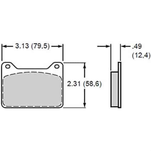 Polymatrix Q Brake Pads Calipers: Wilwood Powerlite