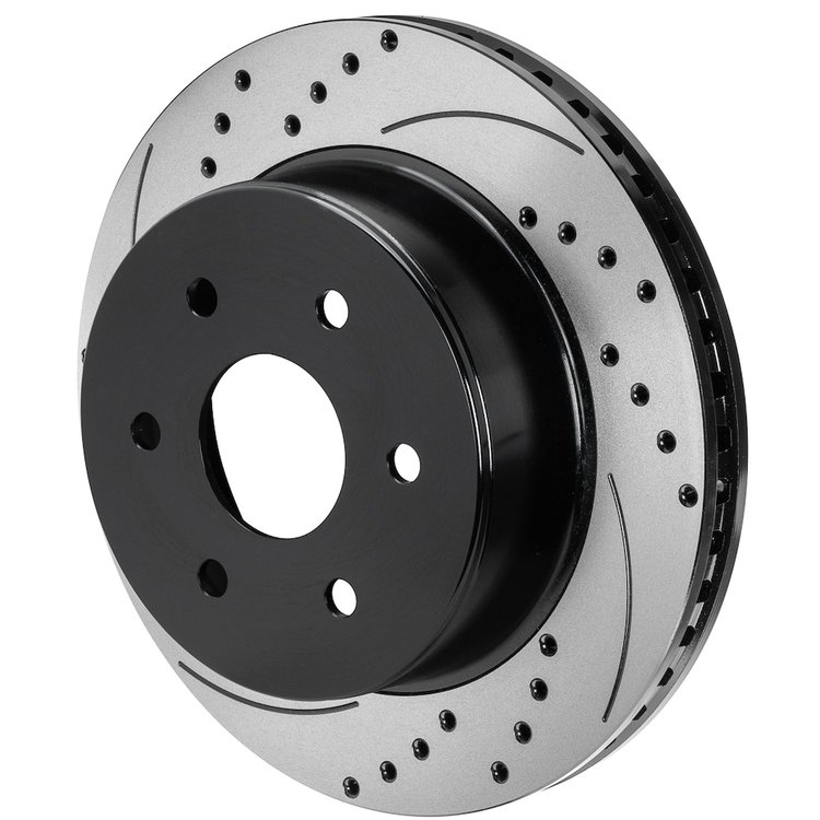 160-16195-BK SRP Drilled Performance Rotor and Hat