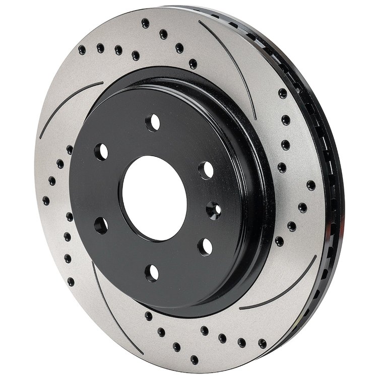 160-16512-BK SRP Drilled Performance Rotor and Hat