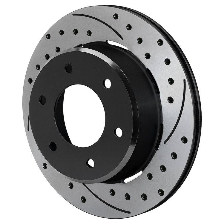160-16625-BK SRP Drilled Performance Rotor and Hat