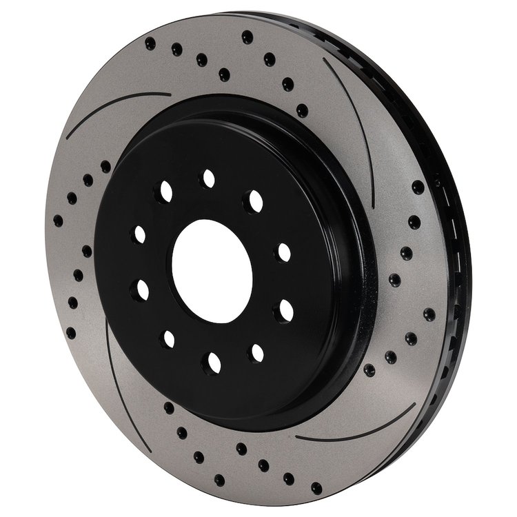 160-16966-BK SRP Drilled Performance Rotor and Hat