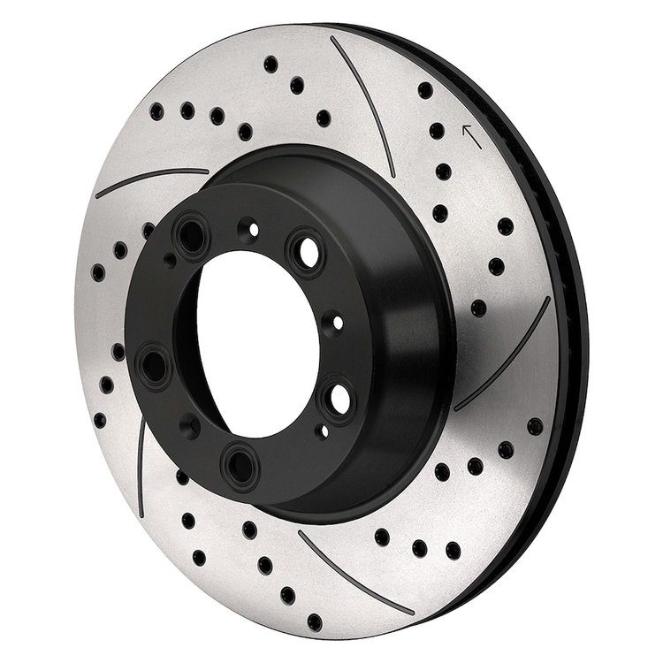 160-17068-BK SRP Drilled Performance Rotor and Hat