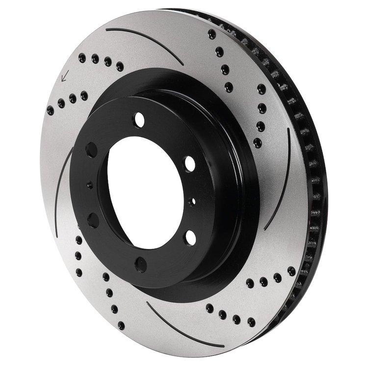 160-17119-BK SRP Drilled Performance Rotor and Hat