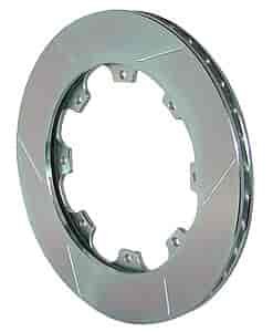 GT 36 Curved Vane Rotor - LH Bolt Circle: 8 x 7.00"
