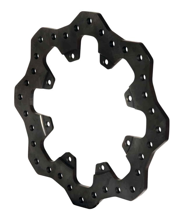 Drilled Steel Scalloped Rotor Diameter: 12.19''
