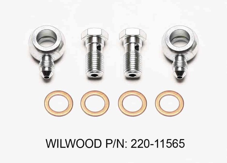 Banjo Fitting Kit -3 male to 7/16''