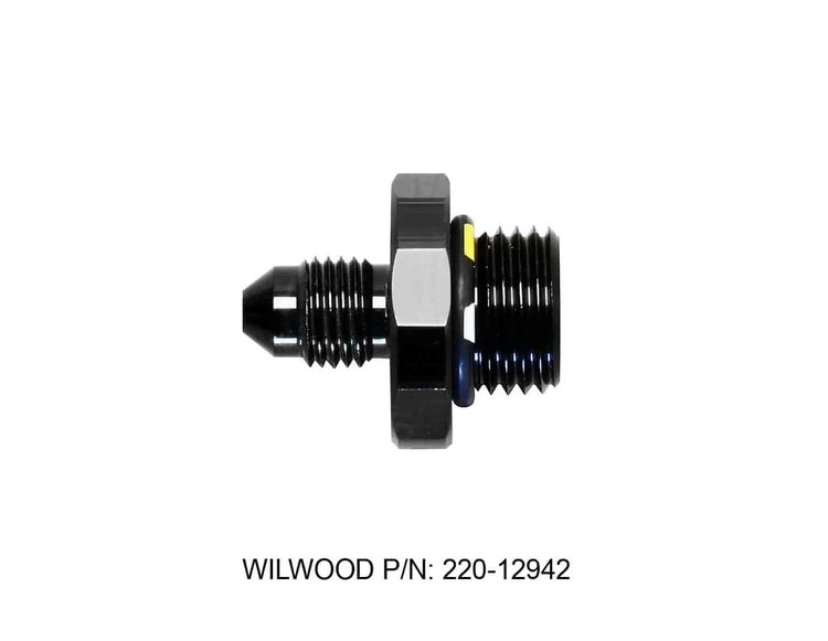 Master Cylinder Adapter Fitting -3 Male to 9/16''-18