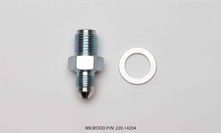 Master Cylinder Adapter Fitting -3AN Male to 7/16''-20