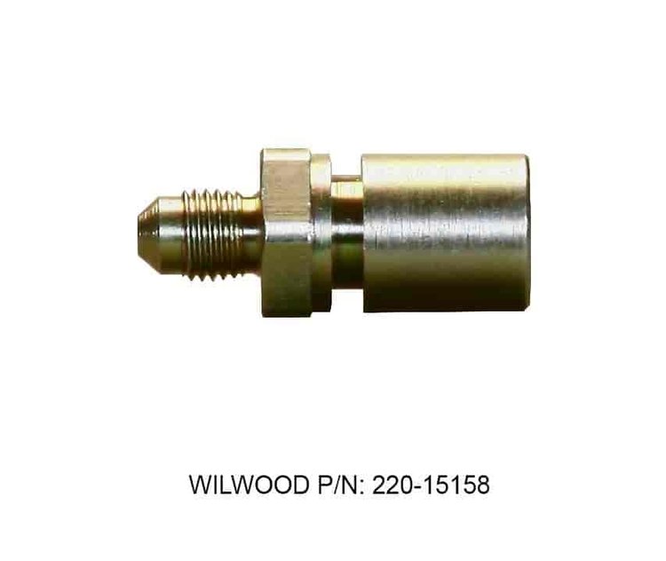 Chassis Adapter Fitting -3AN Male to 3/8''-20