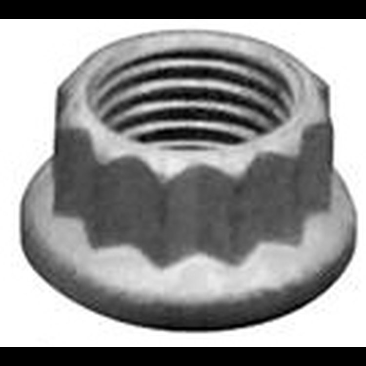 12-Point Lock Nut 3/8 in.-24 Thread