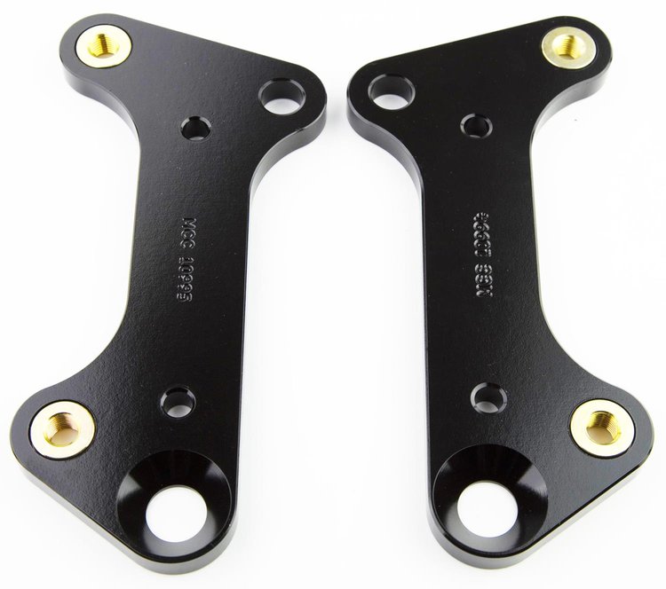 Front Lug-Mount Bracket Kit (FDL-LP Calipers) 1967-1972 Chevy Camaro, Nova w/ 11 in. Rotor