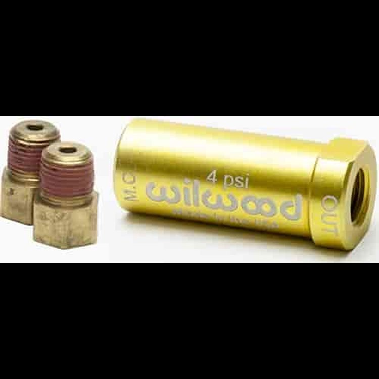 Residual Brake Pressure Valve 4 psi