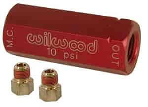 Residual Brake Pressure Valve 10 psi