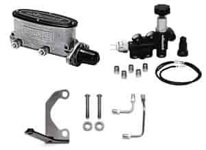 Aluminum Master Cylinder Kit with Proportioning Valve Includes: Aluminum Master Cylinder