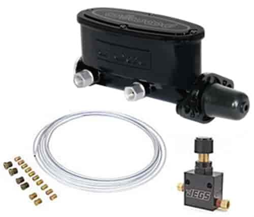 Aluminum Master Cylinder Kit Tandem Chamber