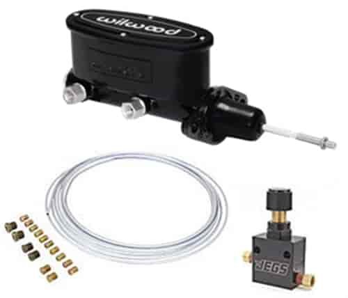 Aluminum Master Cylinder Kit Tandem Chamber