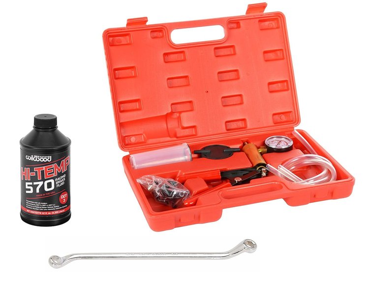 Racing Brake Service Kit Includes: Hi-Temp 570 Racing Brake Fluid