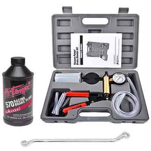 Racing Brake Service Kit Includes: Hi-Temp 570 Racing Brake Fluid