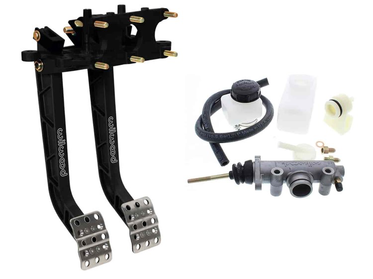 Brake and Clutch Pedal With Master Cylinder Kit