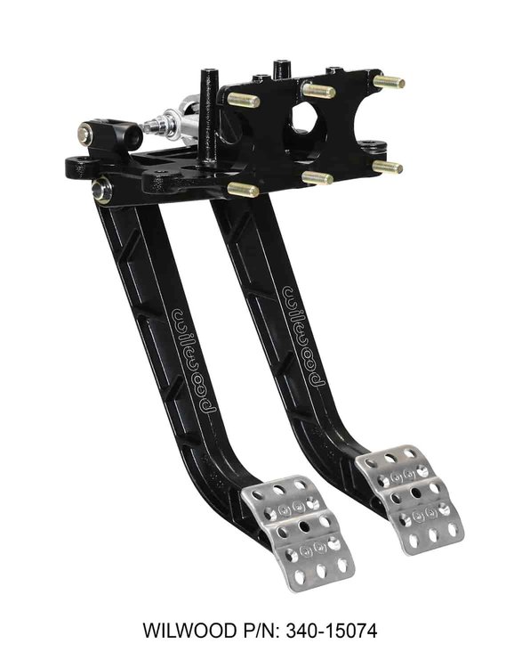 Brake and Clutch Pedal Assembly With Tru-Bar Balance Bar