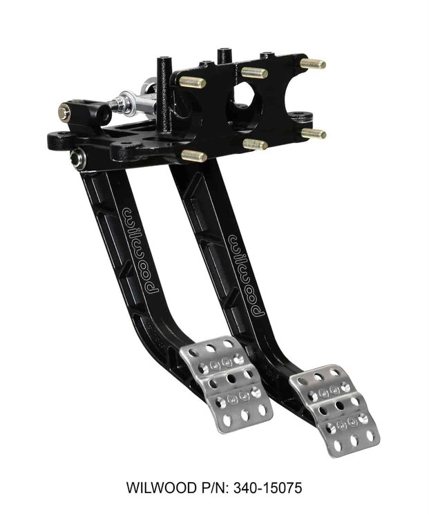 Brake and Clutch Pedal Assembly With Tru-Bar Balance Bar