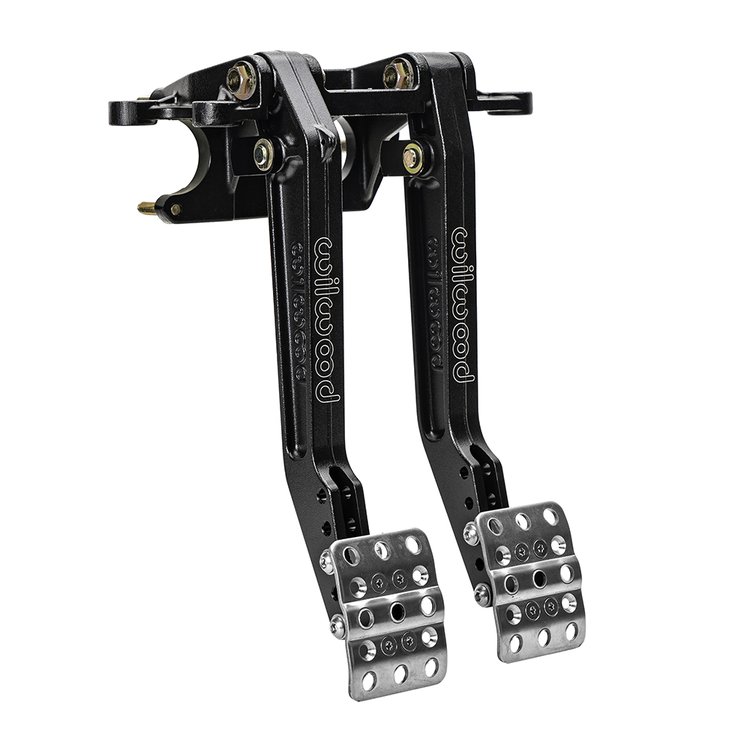 340-16384 Adjustable Ratio Swing Mount Tandem Brake & Clutch Pedal Assembly
