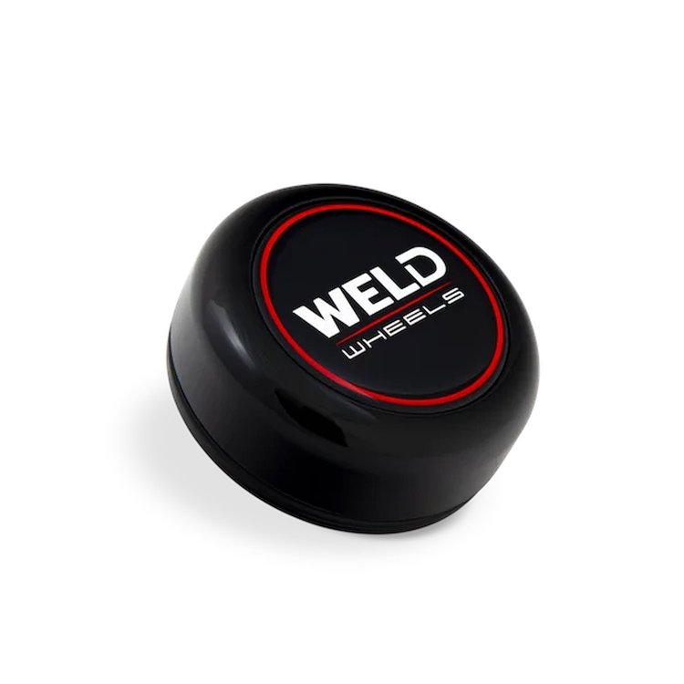 10S1013GBGBC 3 in. Aluminum O-Ring Cap, 0.86 in. Tall, Gloss Black/Gloss Black Lens/CHR Logo