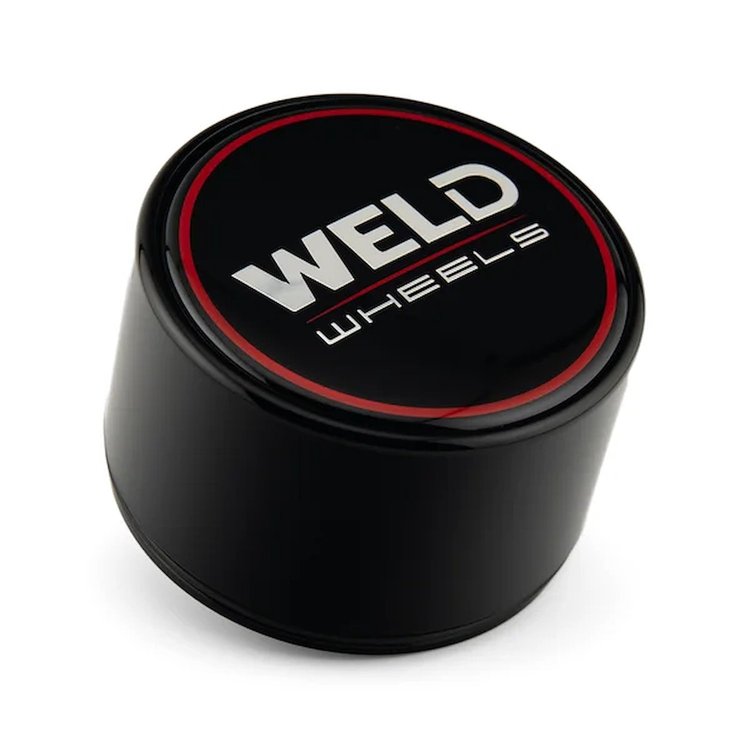 10S1P15GBGBC 3.30 in. Plastic O-Ring Cap, 1.63 in. Tall, Gloss Black/Gloss Black Lens/CHR Logo