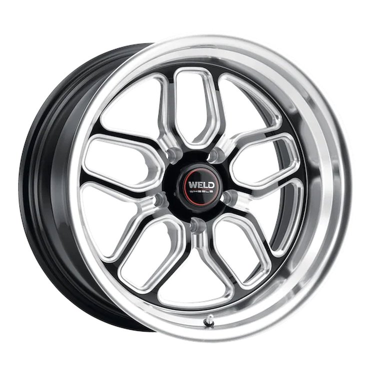S107BC063375 Laguna Series Wheel [Size: 15"x5"] Gloss Black Milled Finish