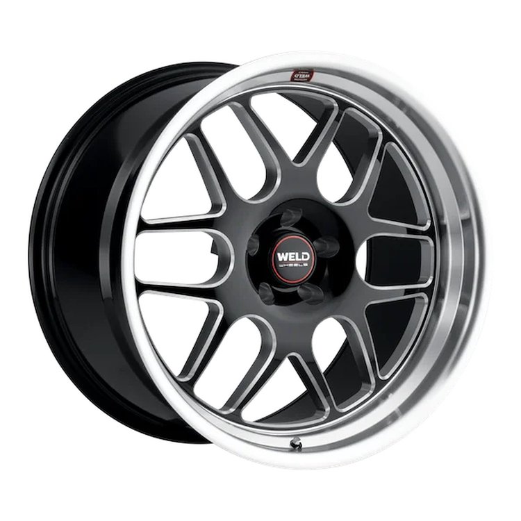 S11079062P45 Solana Front Wheel [Size: 17"x9"] Gloss Black Milled Finish