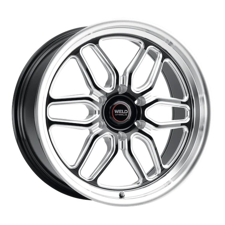 S1530C089N19 Laguna 6 Drag Series Wheel [Size: 20"x5"] Gloss Black Milled Finish