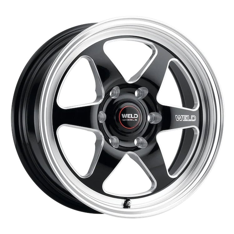 S1560C089N19 Ventura 6 Drag Series Wheel [Size: 20"x5"] Gloss Black Milled Finish