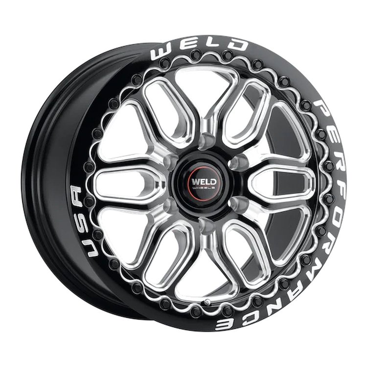S90300084P38 Laguna 6 Beadlock Series Wheel [Size: 20"x10"] Gloss Black Milled Finish