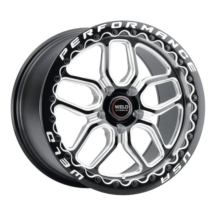 S90780071P30 Laguna Beadlock Series Wheel [Size: 18"x10"] Gloss Black Milled Finish