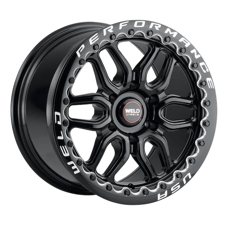 S92370084P25 Laguna 6 Beadlock Series Wheel [Size: 17"x10"] Gloss Black Finish
