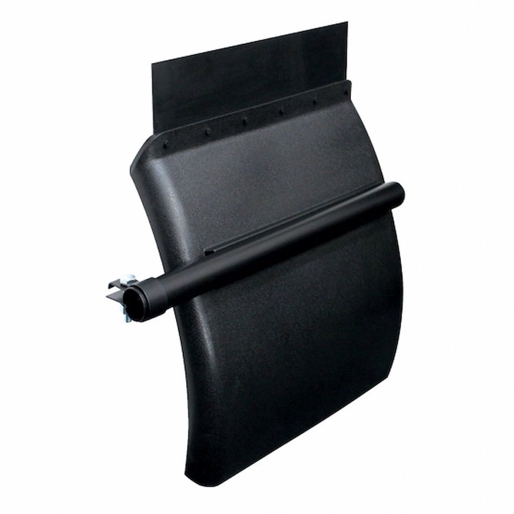 10711 24 in. x 24 in. Black Poly Quarter Fender Set (Pair)