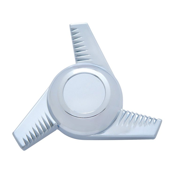 CHROME PLASTIC SPINNER -