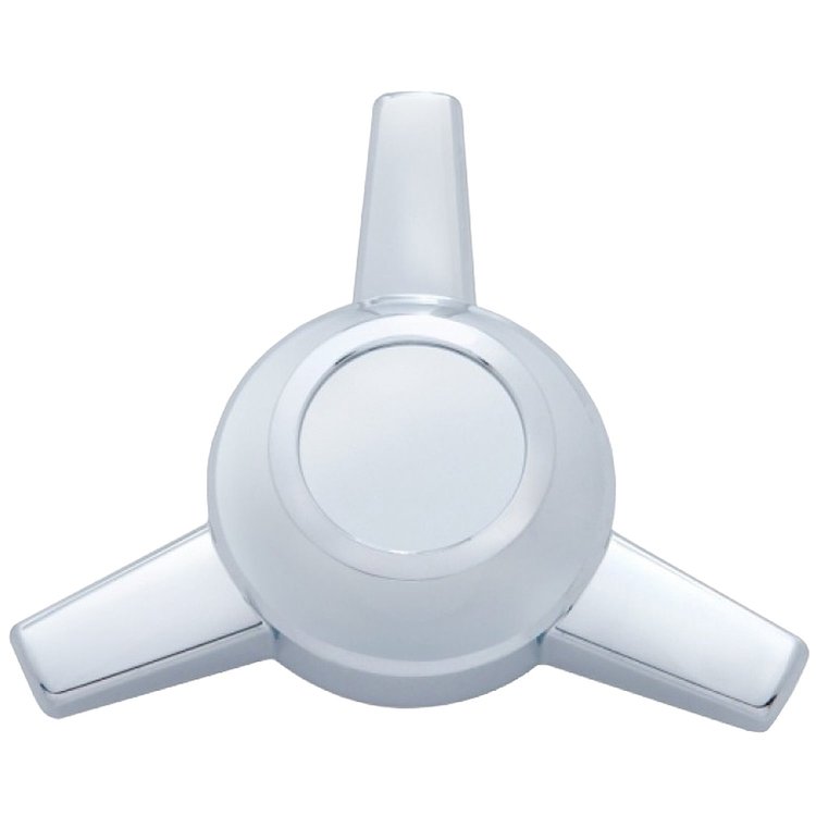 Spinner Hubcap 3 Bar Chrome Plated Plastic