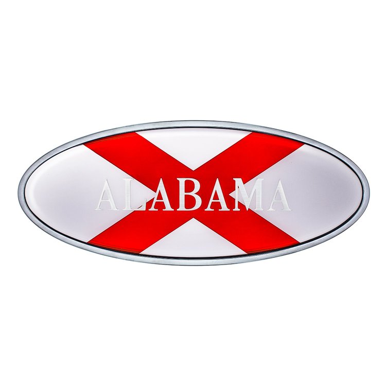 10972 Die Cast Alabama Flag Emblem