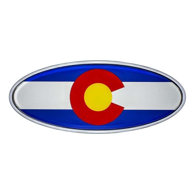10974 Die Cast Colorado Flag Emblem