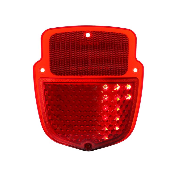 110144 38 LED Sequential Tail Light With 12 LED License Plate Light For 1953-56 Ford Truck - L/H