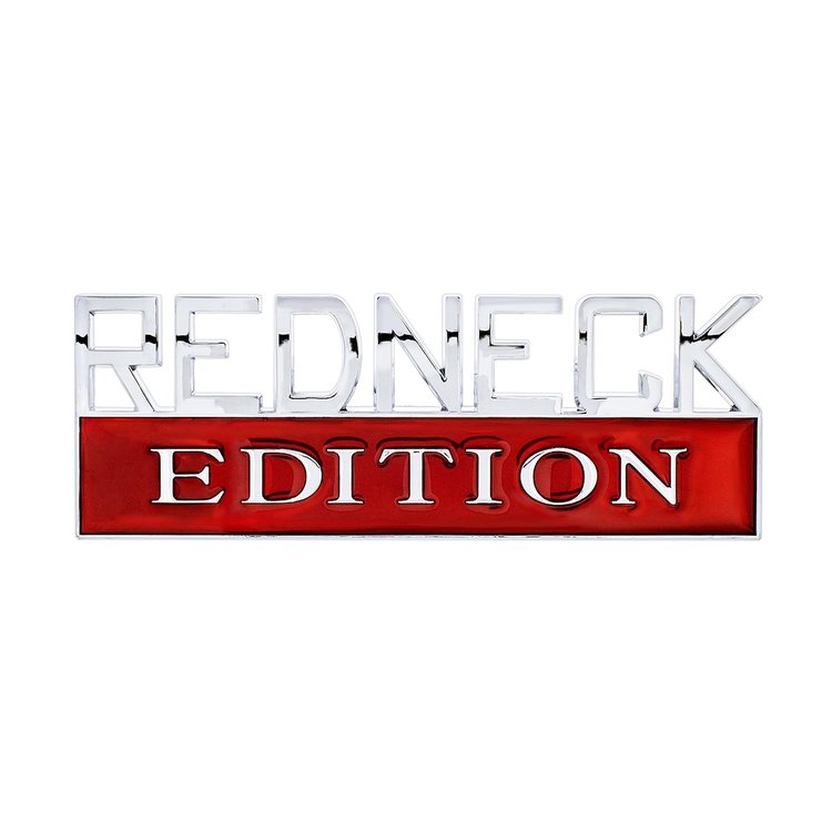 11018 in.Redneck Edition in. Accent Emblem
