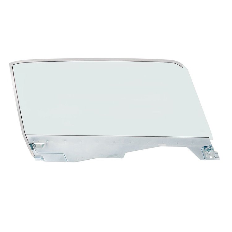 R/H Complete Door Glass Assembly for 1965-1966 Ford Mustang Convertible - Tinted