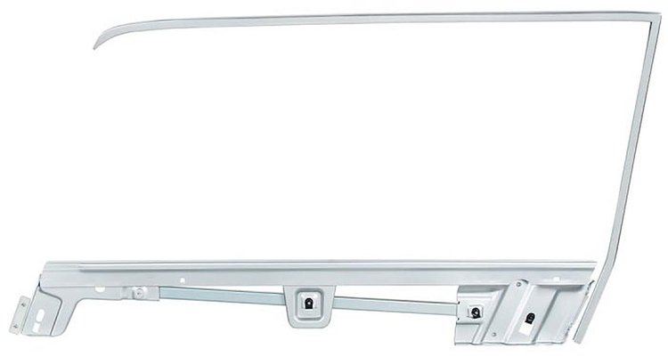 L/H Door Glass Frame & Channel Kit for 1967-1968 Ford Mustang Coupe