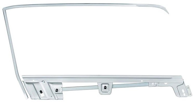 R/H Door Glass Frame & Channel Kit for 1967-1968 Ford Mustang Convertible