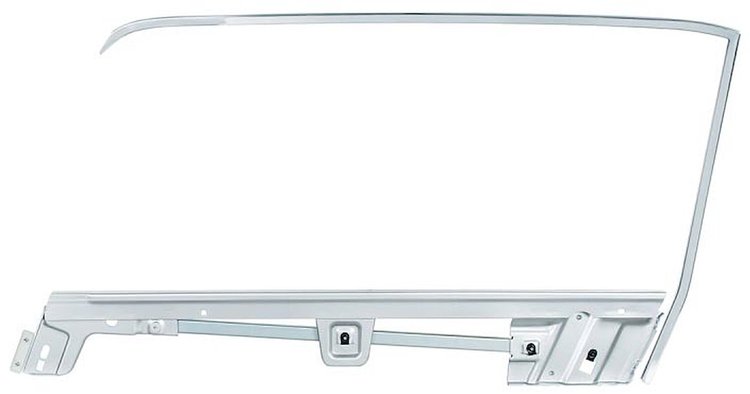 L/H Door Glass Frame & Channel Kit for 1967-1968 Ford Mustang Convertible